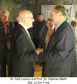Dr. Rolf Lorenz und Prof. Dietmar Mieth
