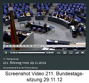 Screenshot Video Bundestagssitzung
